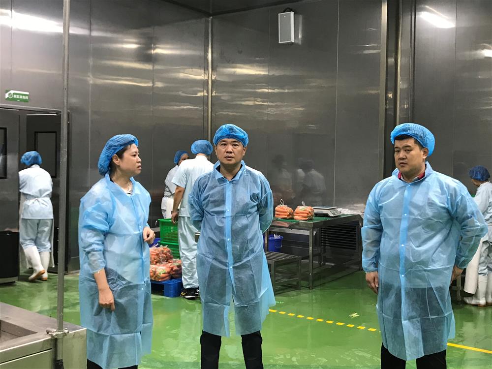 濟南產(chǎn)發(fā)集團紀委書記盧剛赴金德利集團食品產(chǎn)業(yè)園調研